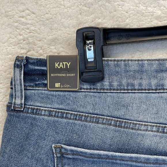 18W - KUT FROM THE KLOTH - KATY Boyfriend Short Distressed Denim Jean Short NEW - Picture 8 of 12